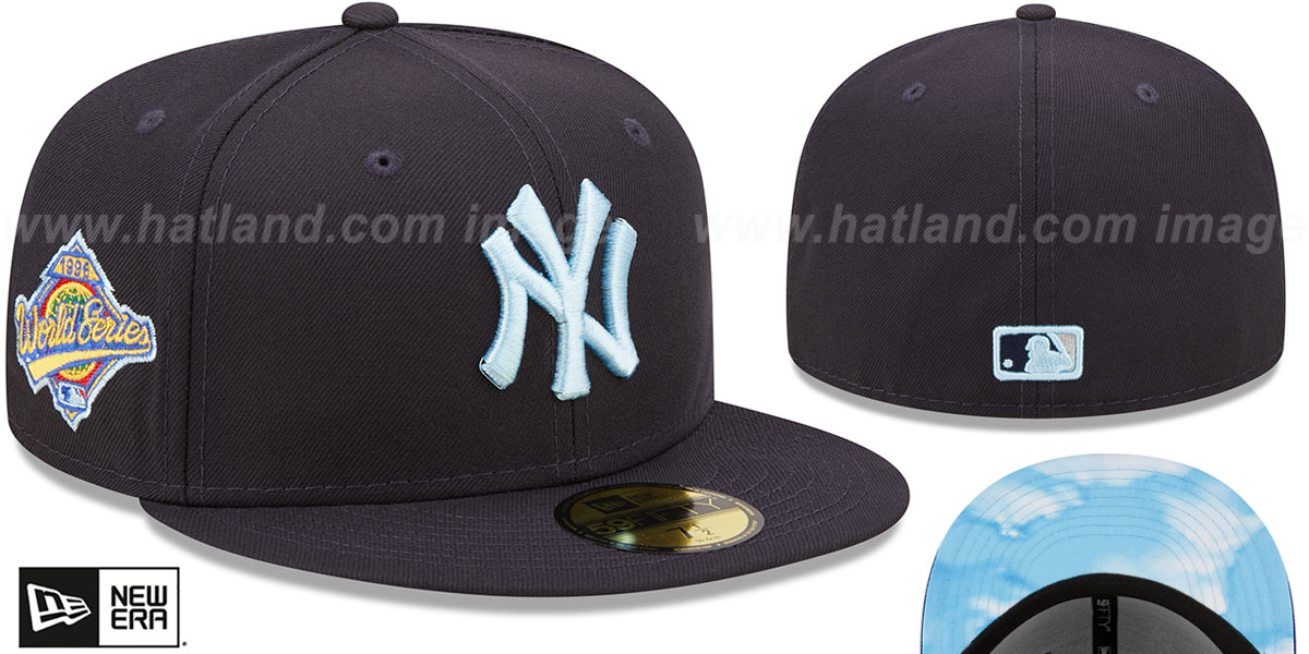 Yankees 1996 WS 'CLOUD-UNDER' Navy Fitted Hat by New Era