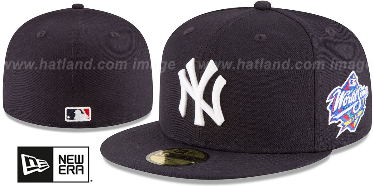 Yankees 1998 'WORLD SERIES SIDE PATCH' Fitted Hat by New Era