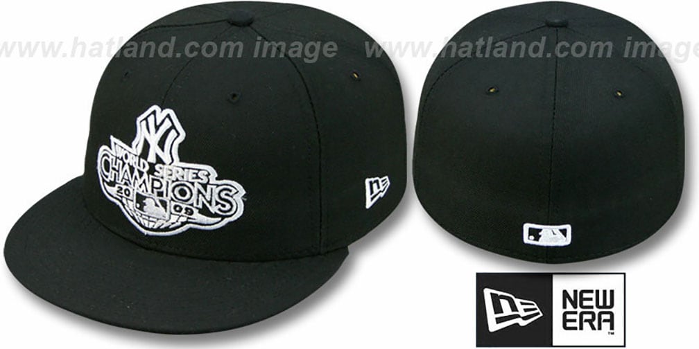 Yankees 2009 'CHAMPIONS CREST' Black Hat by New Era