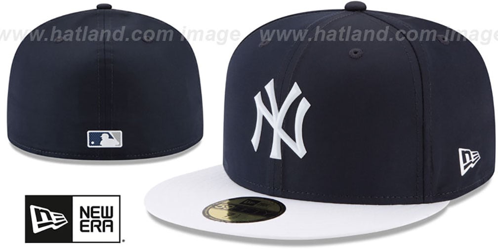 Yankees '2018 PROLIGHT-BP' Navy-White Fitted Hat by New Era