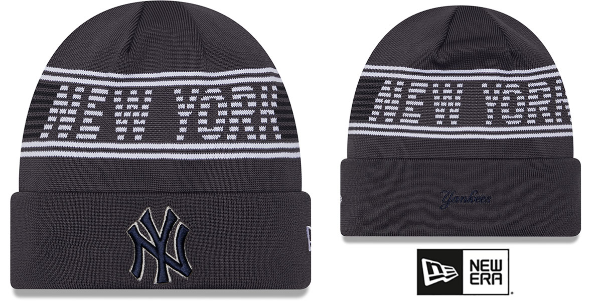 Yankees '24-25 SPORT-KNIT' Charcoal Beanie Hat by New Era