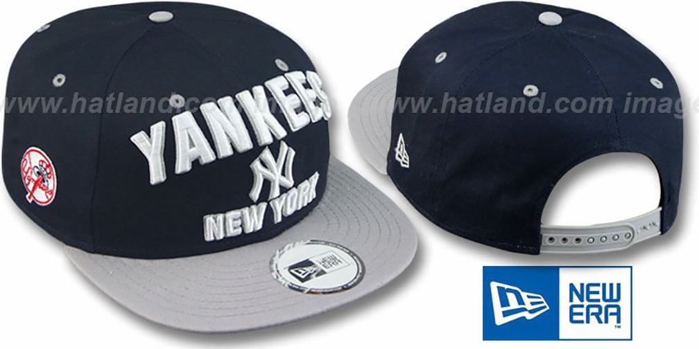 Yankees '2T PAYDIRT SNAPBACK' Navy-Grey Adjustable Hat by New Era