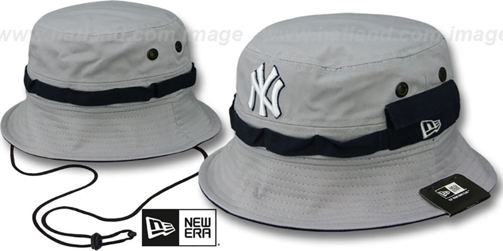 Yankees 'ADVENTURE' Grey Bucket Hat by New Era