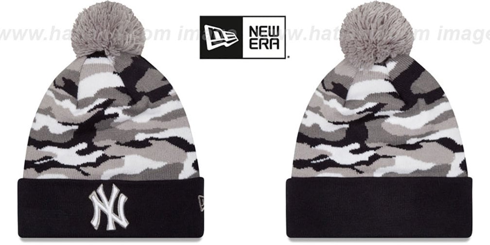 Yankees 'CAMO CAPTIVATE' Knit Beanie Hat by New Era