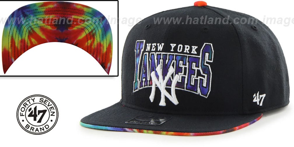Yankees 'CANNED-HEAT SNAPBACK' Black Hat by Twins 47 Brand