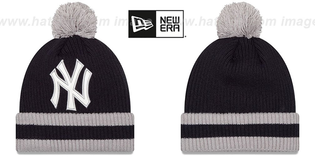 Yankees 'CHILLER FILLER BEANIE' Navy-Grey by New Era