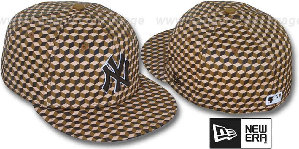 Yankees 'CUE-BERT' Brown Fitted Hat by New Era
