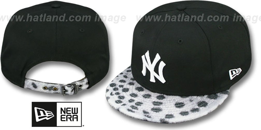 Yankees 'DALMATION ANIMALISTIC-FUR VIZA STRAPBACK' Hat by New Era