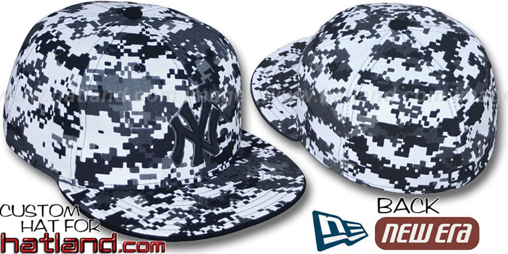 Yankees 'DIGITAL URBAN CAMO' Fitted Hat by New Era