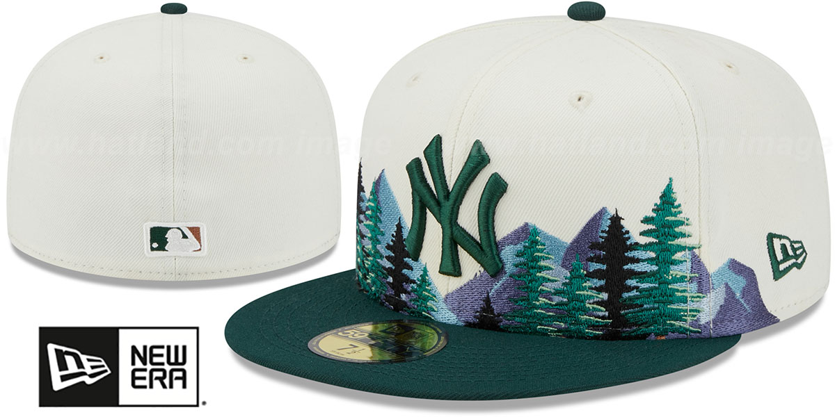 Yankees 'EVERGREEN' White-Green Fitted Hat by New Era