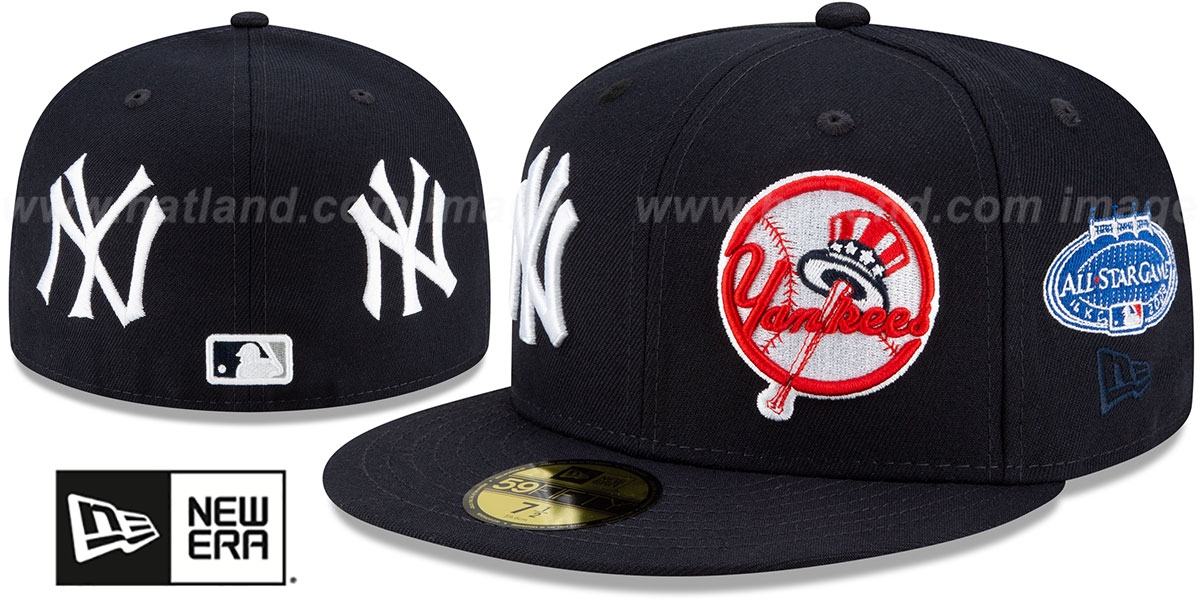 Yankees 'EVOLUTION-PATCHES' Navy Fitted Hat by New Era