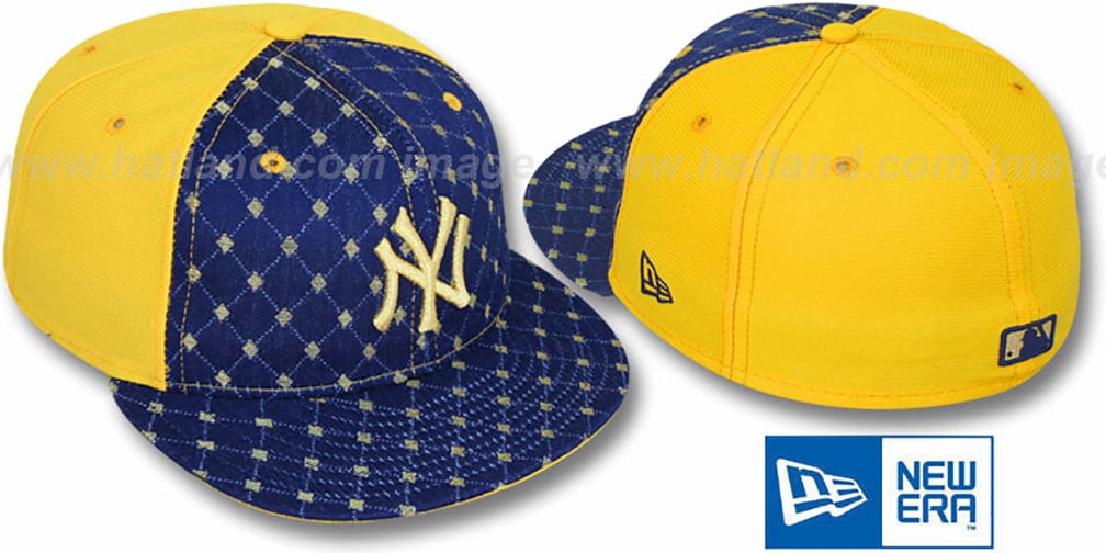 Yankees 'IMPERIAL' Navy-Yellow Fitted Hat by New Era