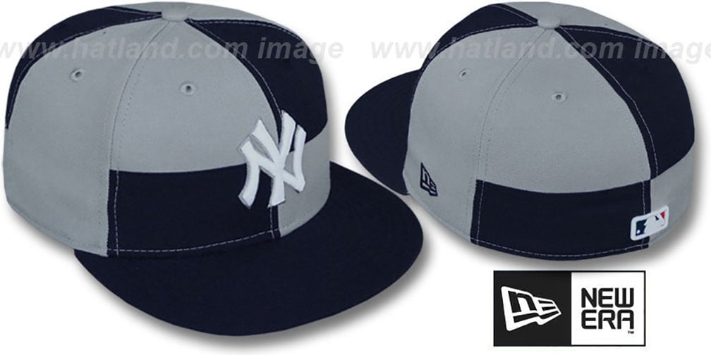 Yankees 'MIXER' Navy-Grey Fitted Hat by New Era