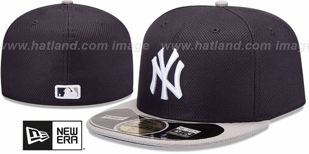 Yankees 'MLB DIAMOND ERA' 59FIFTY Navy-Grey BP Hat by New Era