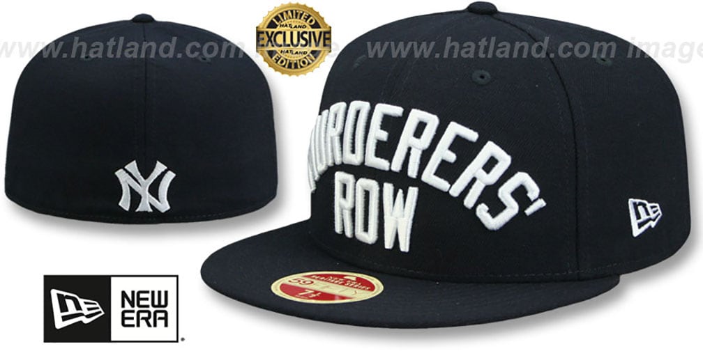 Yankees 'MURDERERS ROW' CALLOUT Navy Fitted Hat by New Era