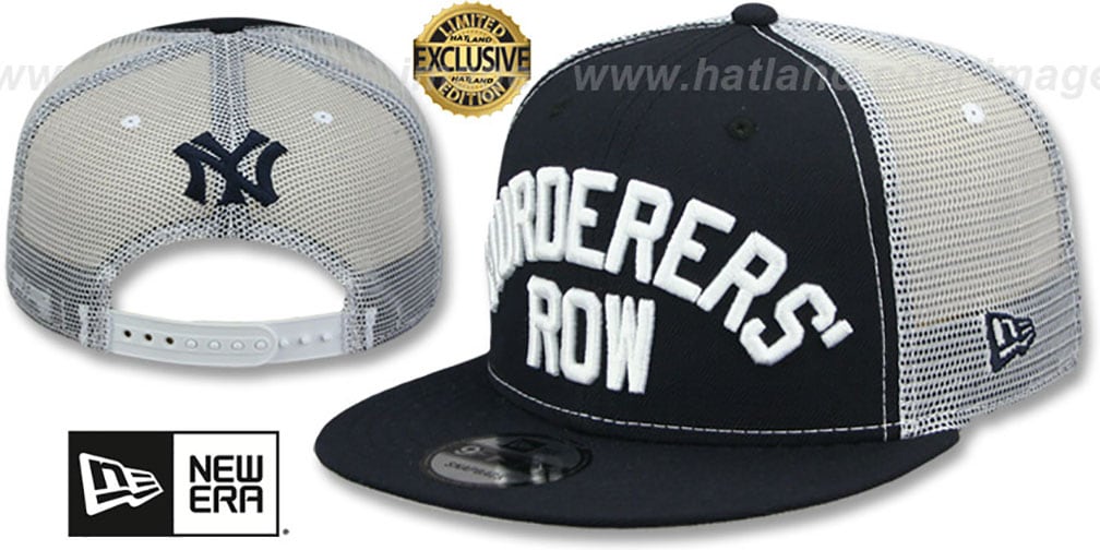 Yankees 'MURDERERS ROW' MESH-BACK SNAPBACK Navy-White Hat by New Era