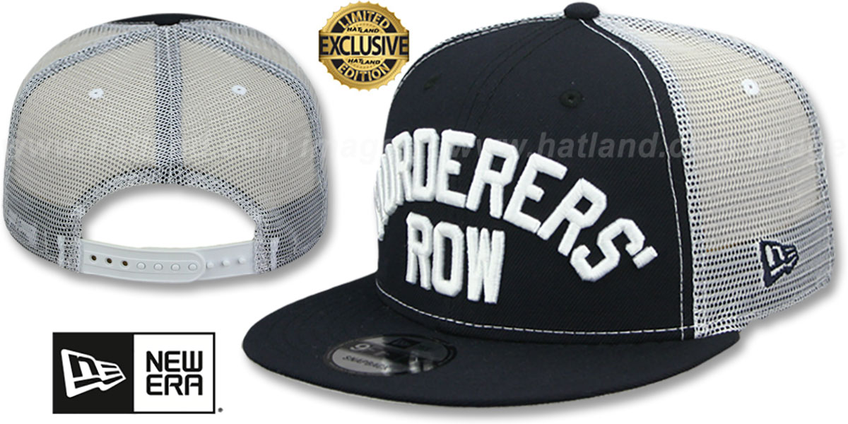 Yankees 'MURDERERS ROW' MESH-BACK SNAPBACK Navy-White Hat by New Era