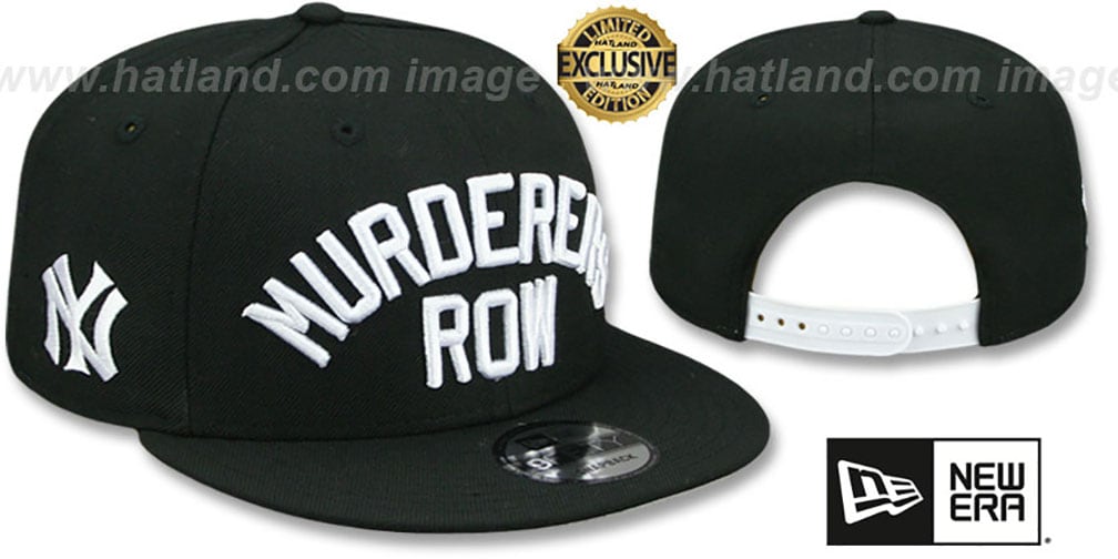 Yankees 'MURDERERS ROW' SNAPBACK Black Hat by New Era