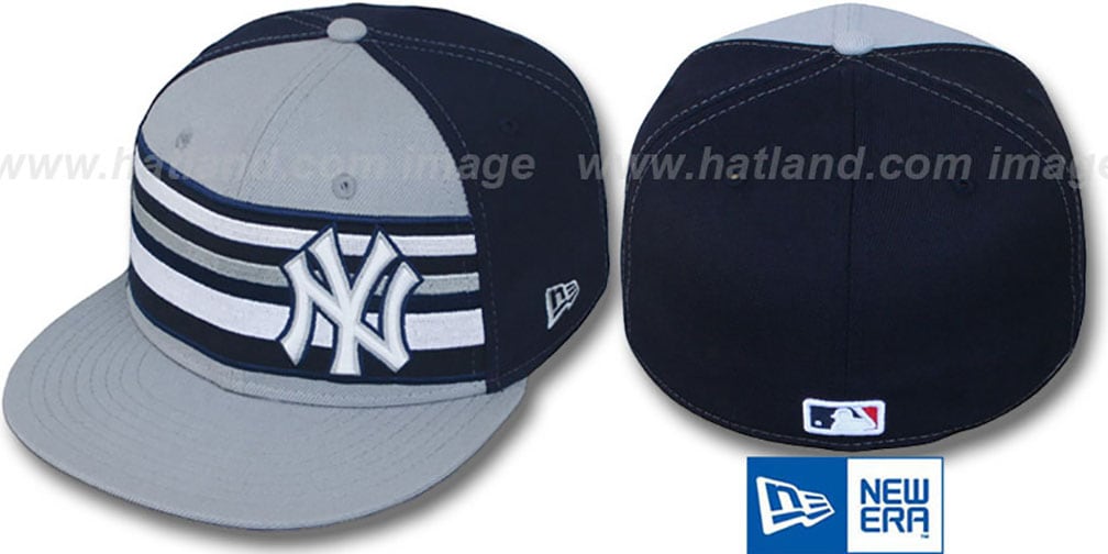 Yankees 'PREMIUM' Grey-Navy Fitted Hat by New Era
