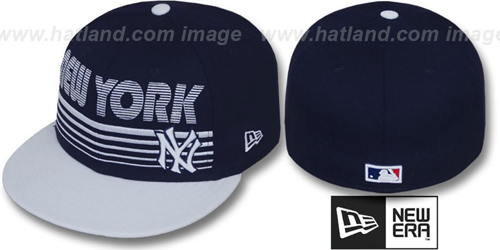 Yankees 'PUNCHOUT' Navy-White Fitted Hat by New Era