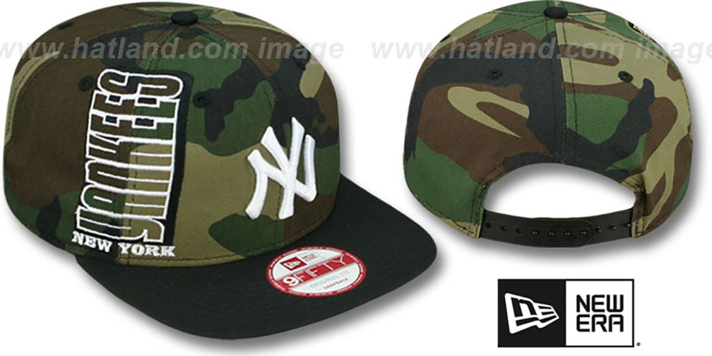 Yankees 'RALLYMARK SNAPBACK' Army-Black Hat by New Era