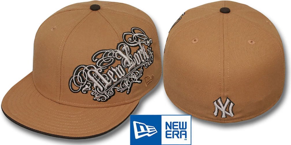 Yankees 'ROYALE OLD ENGLISH' Wheat-Brown Fitted Hat by New Era