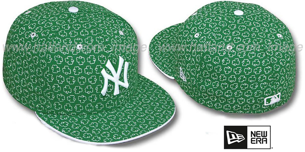 Yankees 'ST PATS FLOCKING' Kelly Fitted Hat by New Era