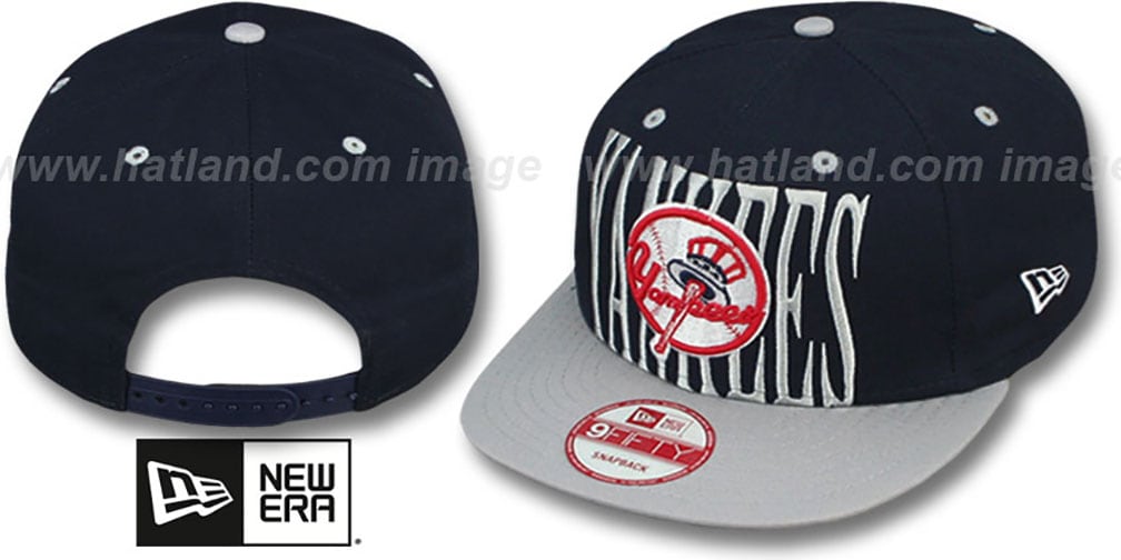 Yankees 'STEP-ABOVE SNAPBACK' Navy-Grey Hat by New Era