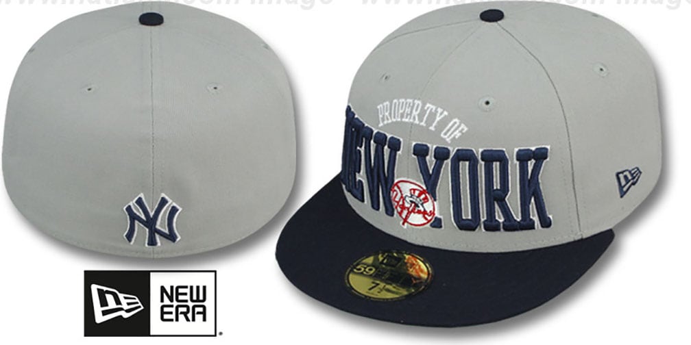 Yankees 'TEAM-PRIDE' Grey-Navy Fitted Hat by New Era