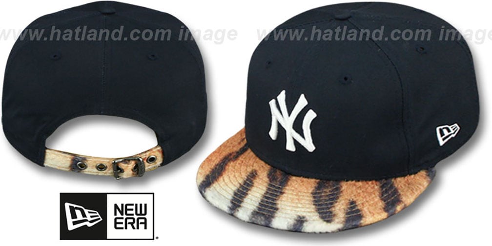 Yankees 'TIGER ANIMALISTIC-FUR VIZA STRAPBACK' Hat by New Era
