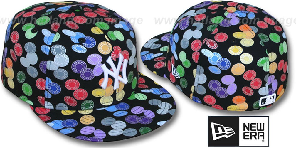 Yankees 'TOKENS' Black-Multi Fitted Hat by New Era