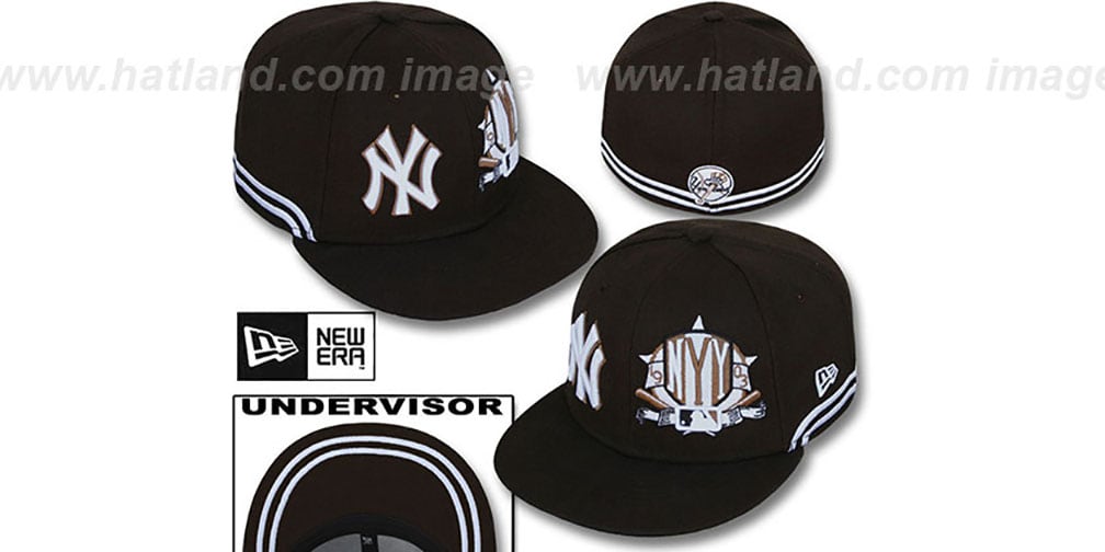 Yankees 'TWO-BIT' Brown-White Fitted Hat by New Era