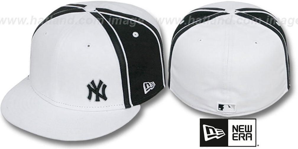 Yankees 'WILLIAM-III FLAWLESS' White-Black Fitted Hat by New Era