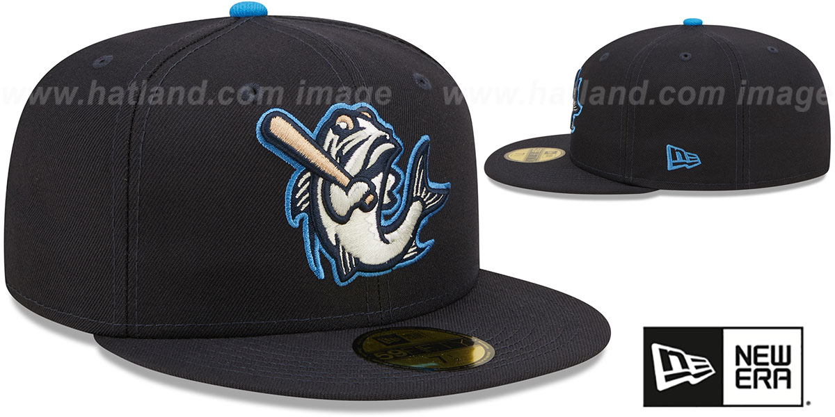 Tarpons 'MILB ONFIELD HOME' Navy Fitted Hat by New Era