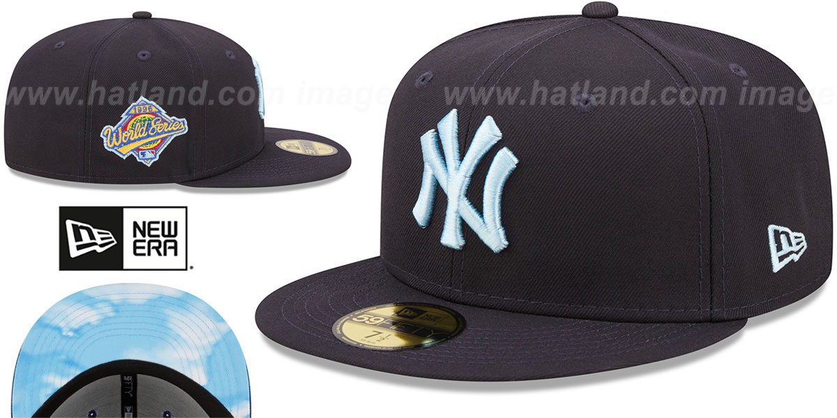 Yankees 1996 WS 'CLOUD-UNDER' Navy Fitted Hat by New Era