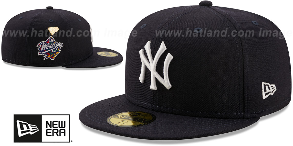Yankees 1998 'LOGO-HISTORY' Navy Fitted Hat by New Era