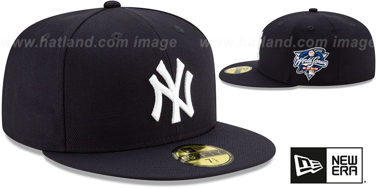 Yankees 2000 'WORLD SERIES SIDE PATCH' Fitted Hat by New Era