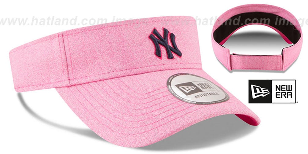 Yankees '2018 MOTHERS DAY VISOR' Heather Pink by New Era