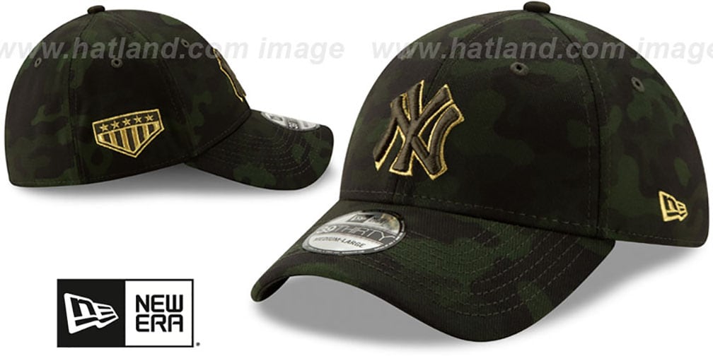 Yankees 2019 ARMED FORCES 'STARS N STRIPES FLEX' Hat by New Era