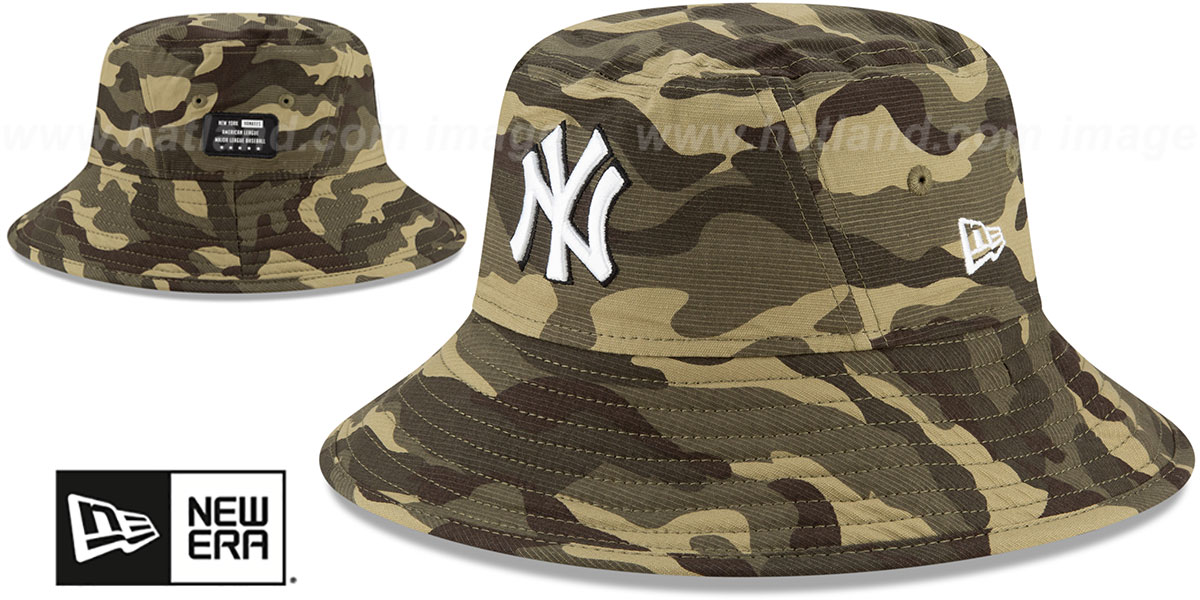 Yankees 2021 ARMED FORCES 'STARS N STRIPES BUCKET' Hat by New Era