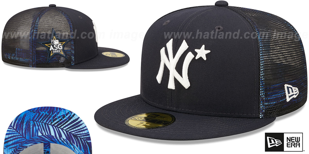 Yankees '2022 MLB ALL-STAR WORKOUT' Navy Fitted Hat by New Era