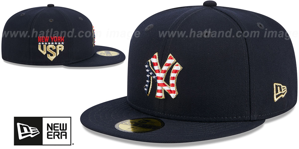 Yankees 2023 'JULY 4TH STARS N STRIPES' Fitted Hat by New Era