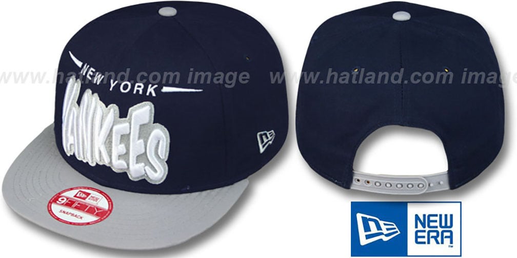 Yankees '2T DOPETASTIC SNAPBACK' Navy-Grey Hat by New Era