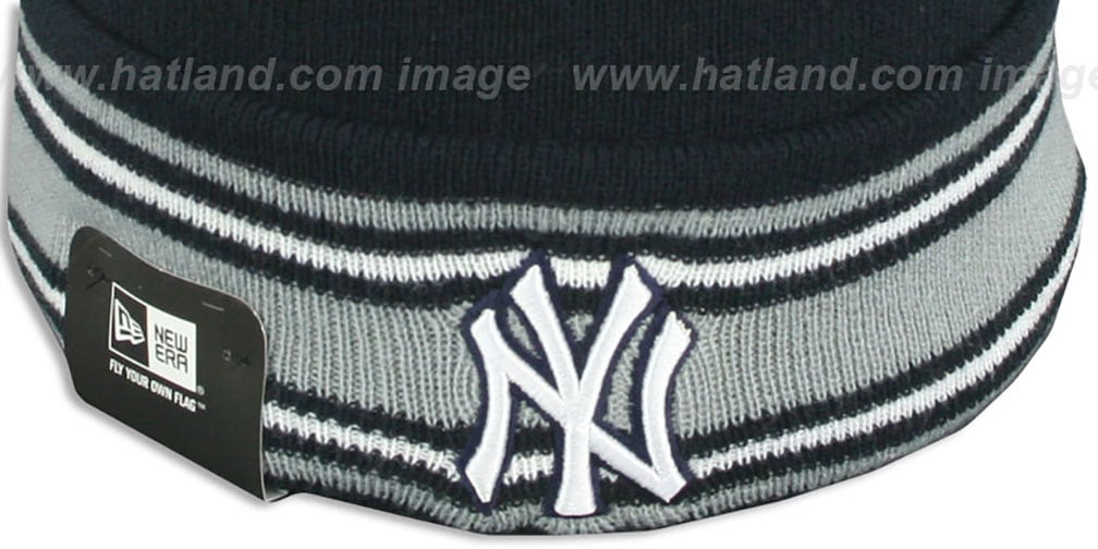 Yankees 'AC-ONFIELD' Navy Knit Beanie Hat by New Era