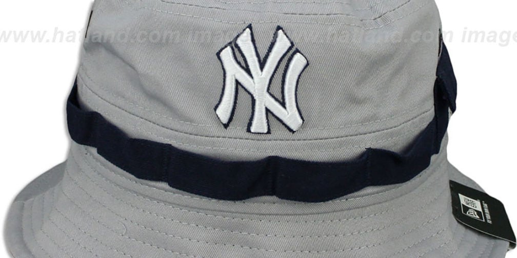 Yankees 'ADVENTURE' Grey Bucket Hat by New Era