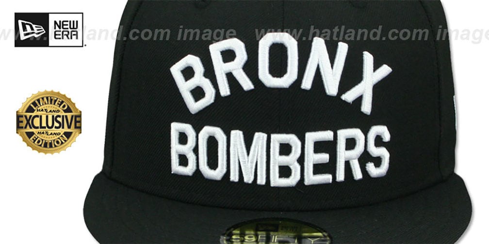 Yankees 'BRONX BOMBERS' Black Fitted Hat by New Era