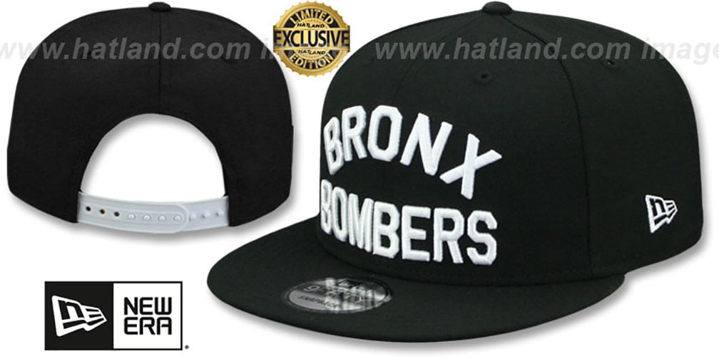 Yankees 'BRONX BOMBERS' SNAPBACK Black Hat by New Era