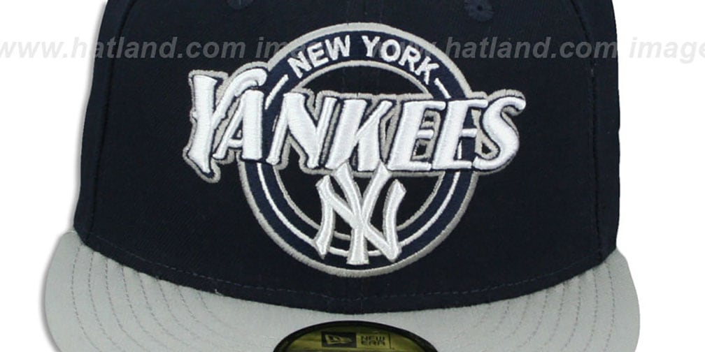 Yankees 'CIRCLE-CLOSER' Navy-Grey Fitted Hat by New Era