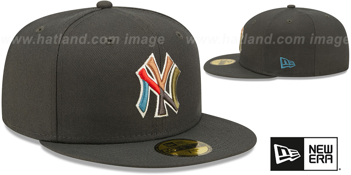 Yankees 'COLOR PACK MULTI' Charcoal Fitted Hat by New Era