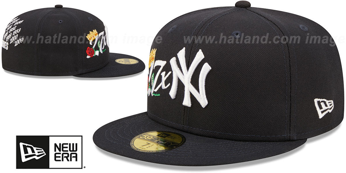 Yankees 'CROWN CHAMPS' Navy Fitted Hat by New Era